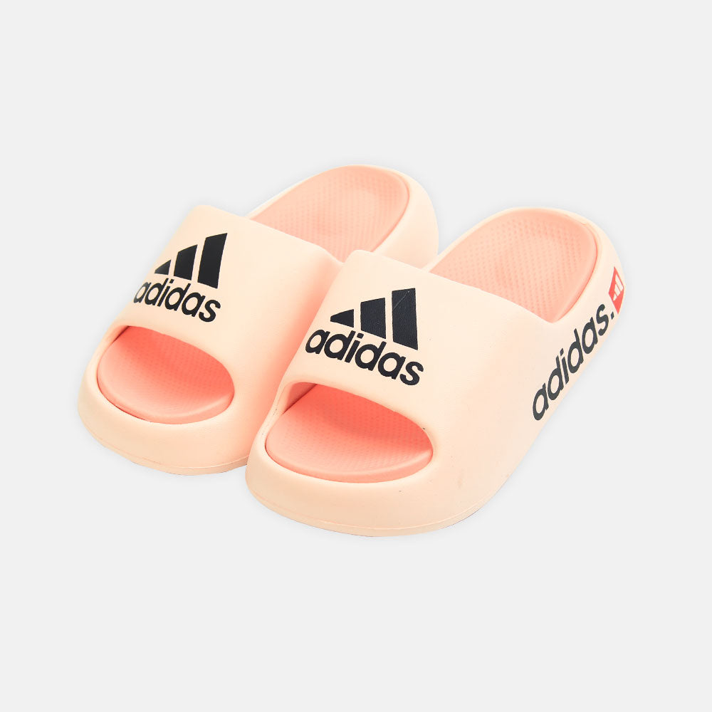 Girl Adidas Pink Mini Slides