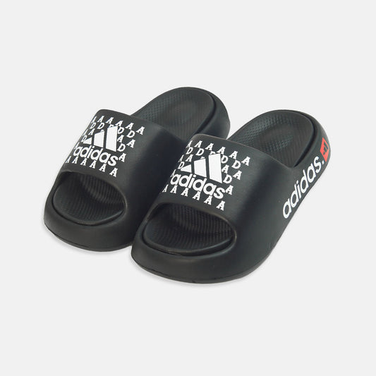 Adidas Black Mini Slides