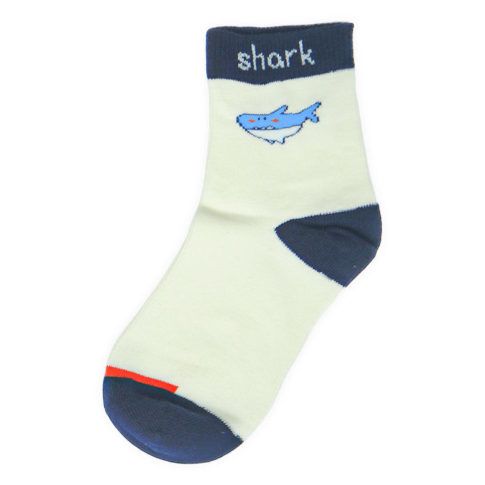 Sharp Shark Boys Crew Boy Socks