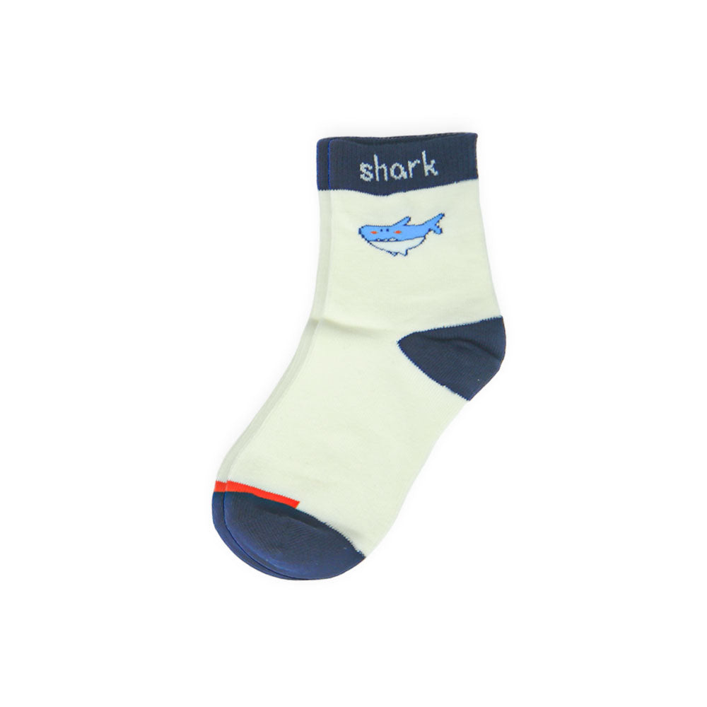 Sharp Shark Boys Crew Boy Socks
