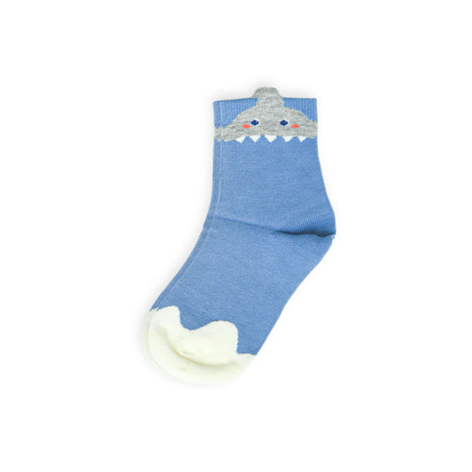 Jaw-Some Shark Bite Crew Boy Socks