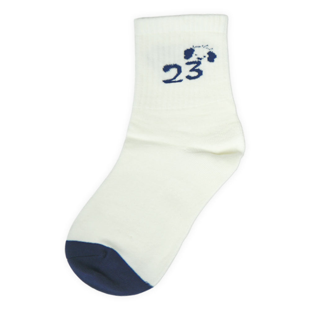 Skater Vibes Cream And Navy Boy Socks