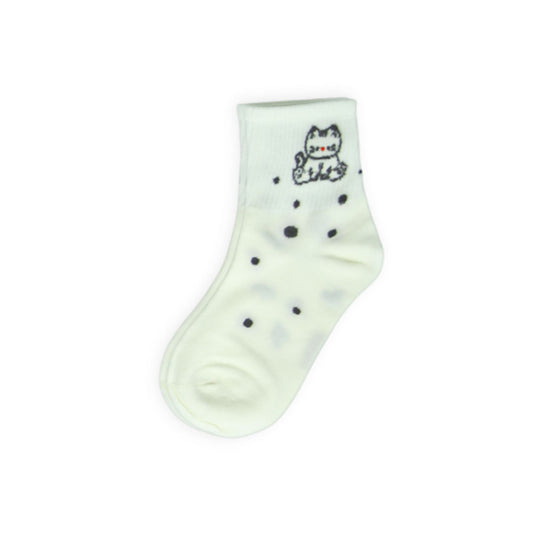Sweet Dotty Bear Girl Socks