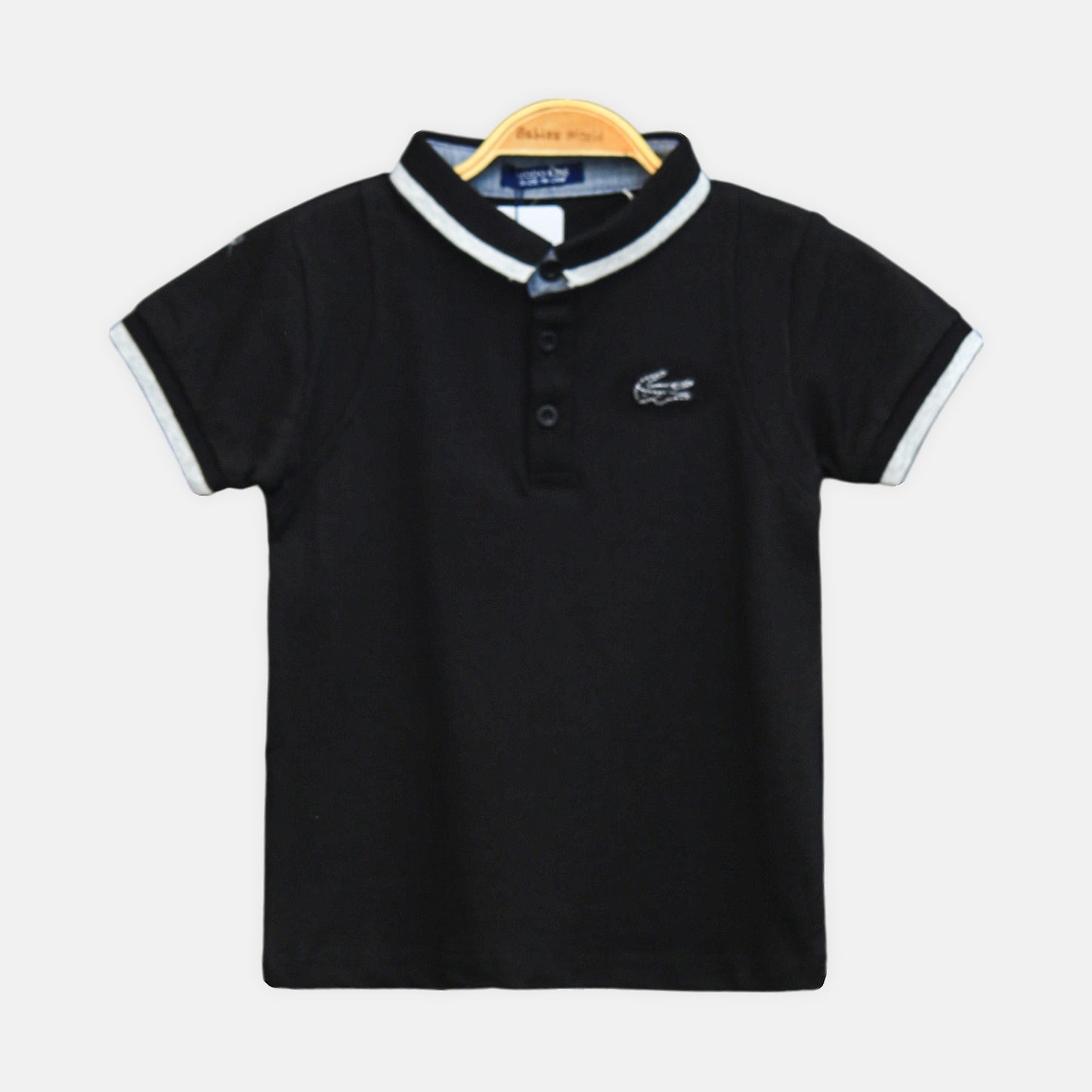 Black Lacoste Boy Suit – 2 Piece Set
