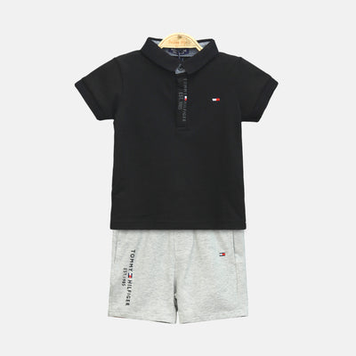 Black Hilfiger Boy Suit – 2 Piece Set