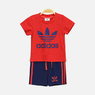 Red Adidas Boy Suit – 2 Piece Set