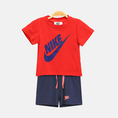 Red Nike Boy Suit – 2 Piece Set