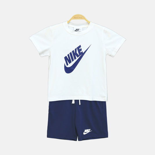 White Nike Boy Suit – 2 Piece Set