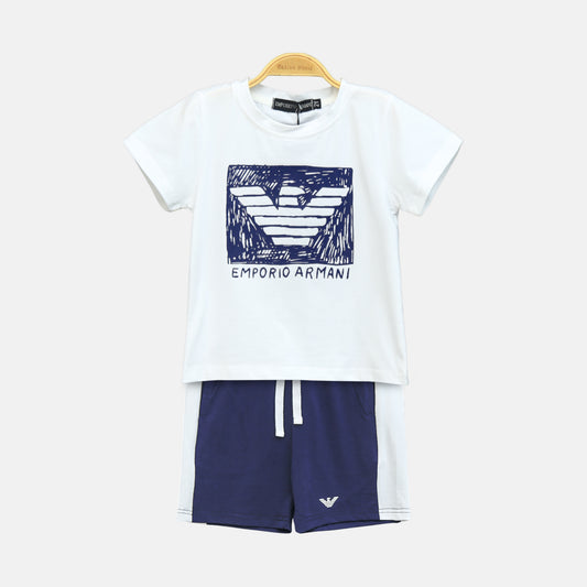 White Armani Boy Suit – 2 Piece Set