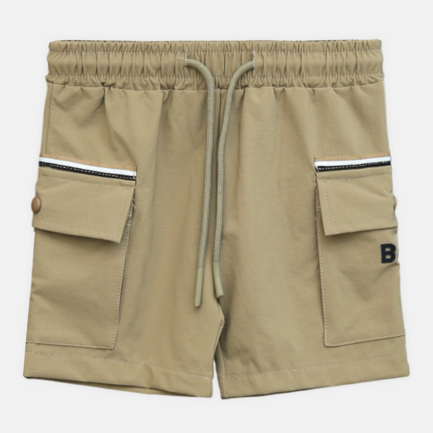 Boss Black & Khaki Cargo Boy Suit – 2 Piece Set