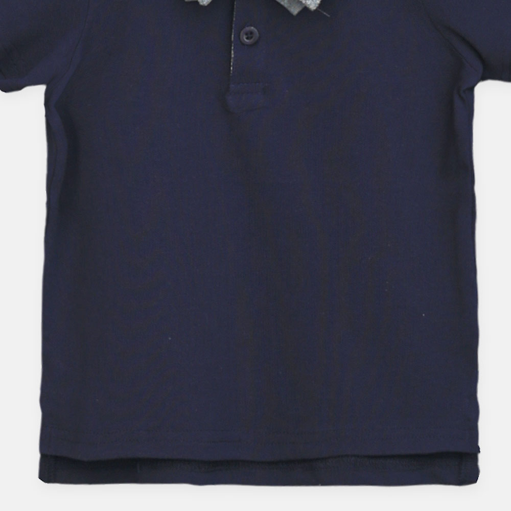 Boy T-shirt Collar Blue