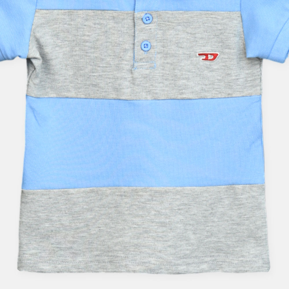 Boy T-shirt Blue & Grey