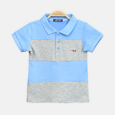 Boy T-shirt Blue & Grey