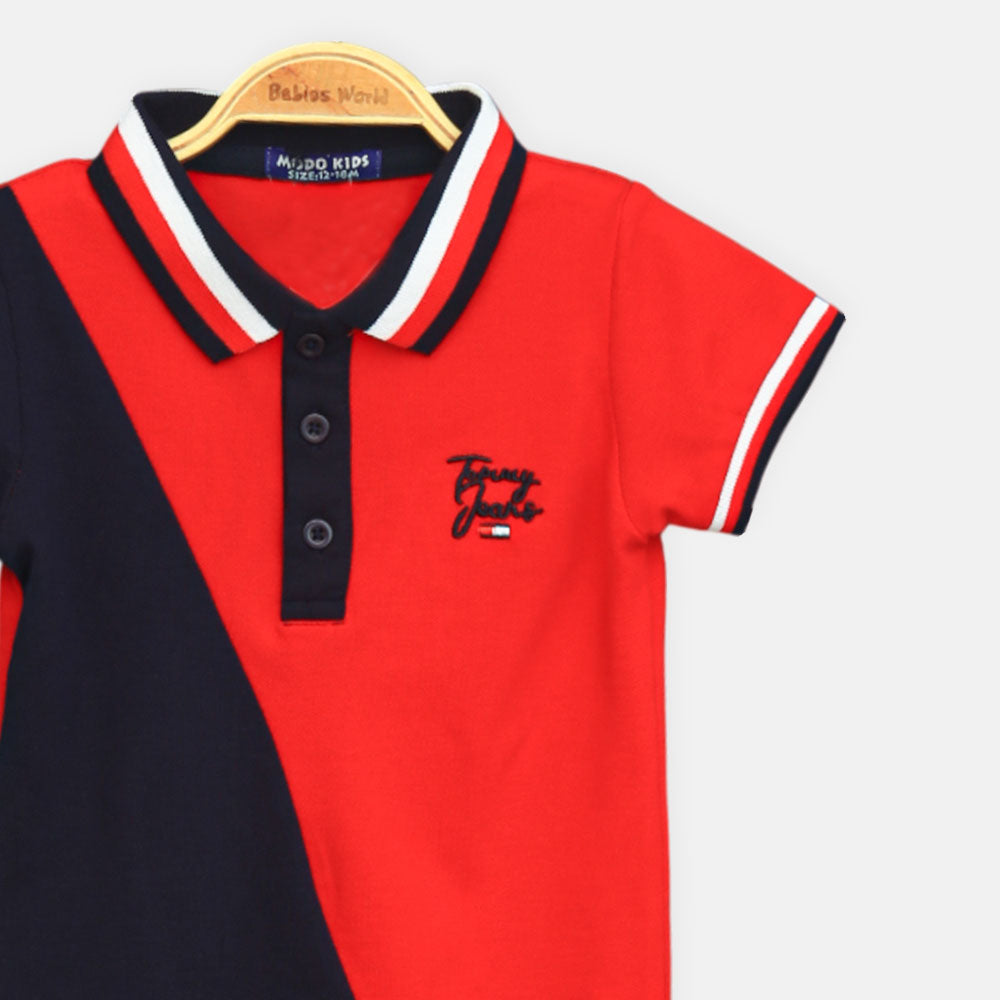 Boy T-shirt Red & Black