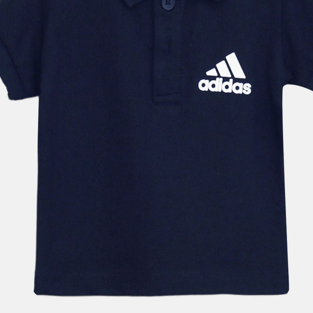 Boy T-shirt Adidas Polo Shirt (Navy Blue)