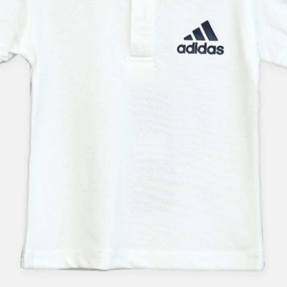 Boy T-shirt Adidas Polo Shirt (White)