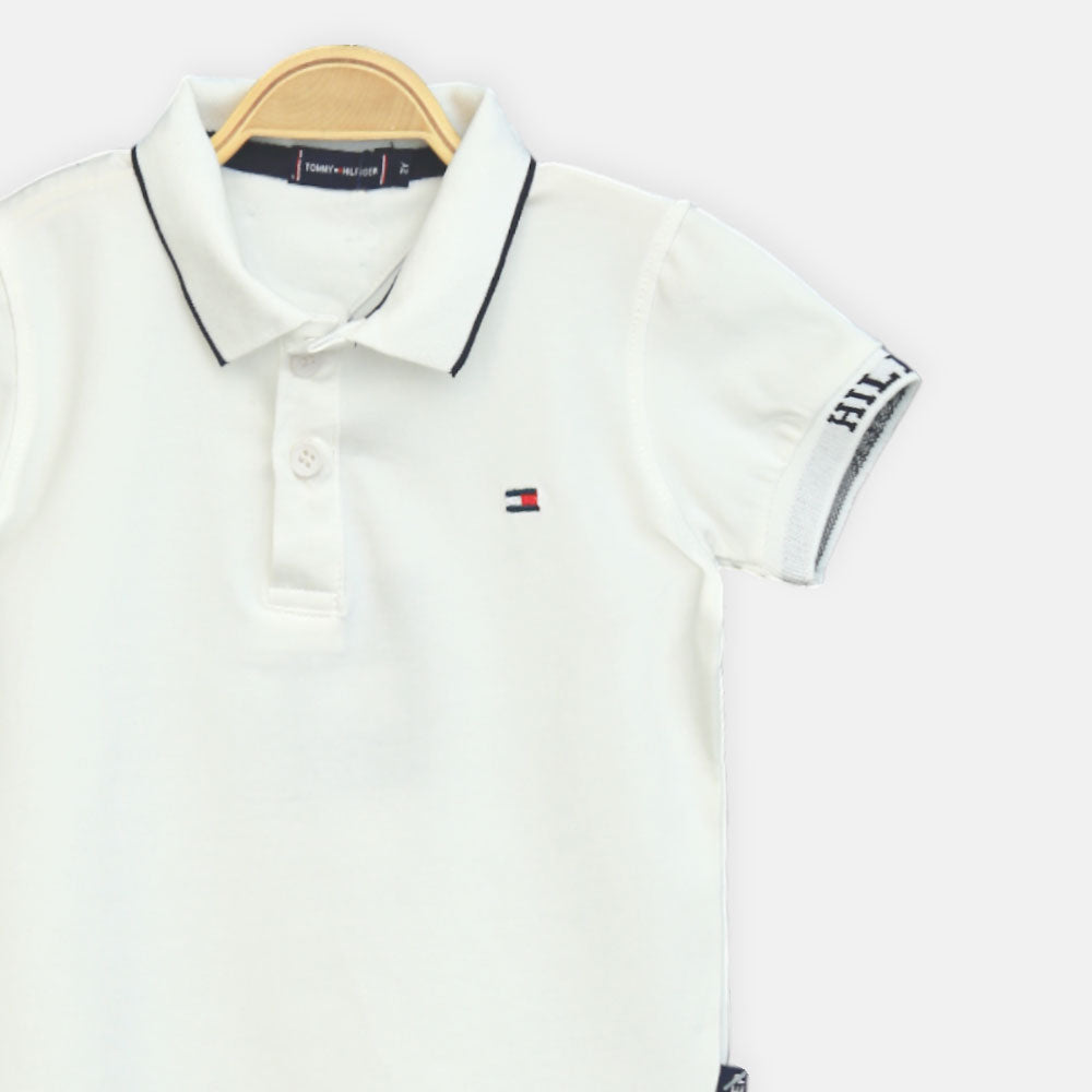 Boy T-shirt Tommy Hilfiger Classic White Polo