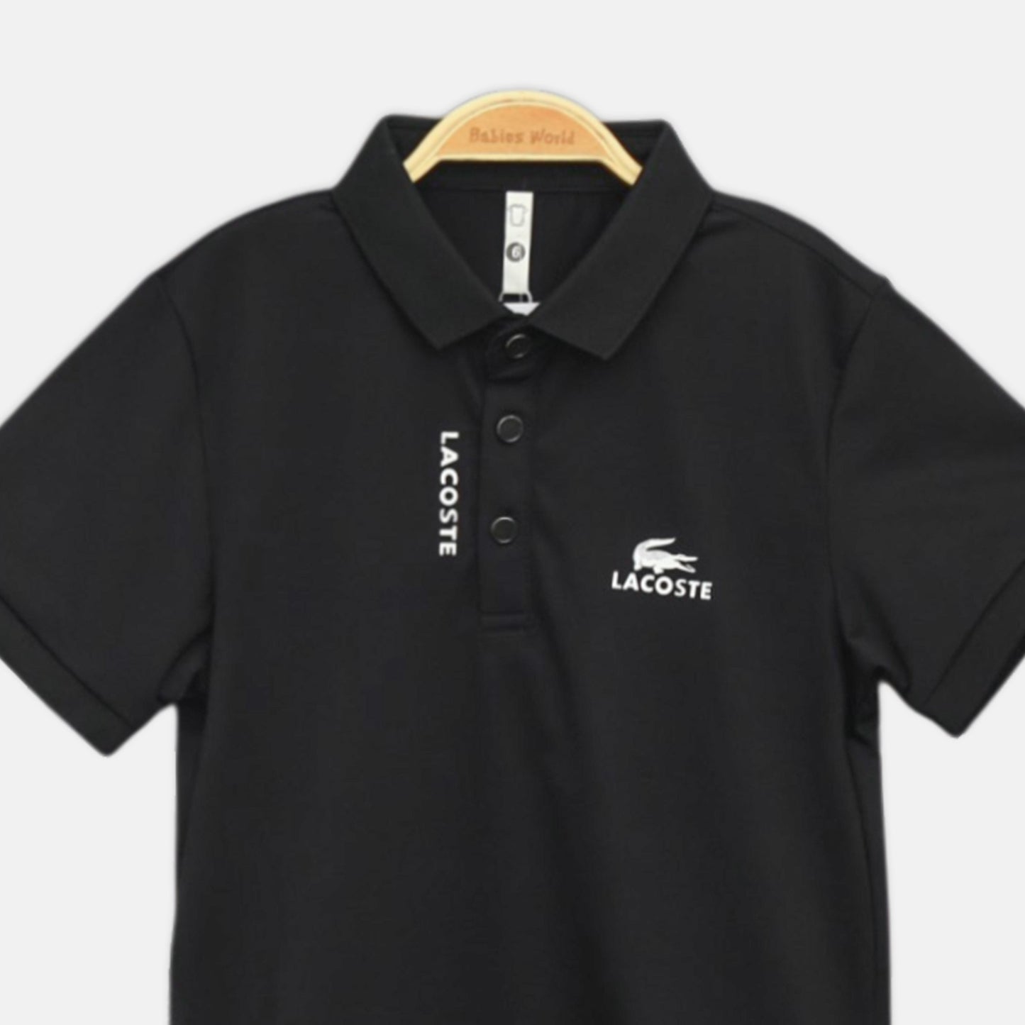 Boys Premium Charcoal Navy Polo