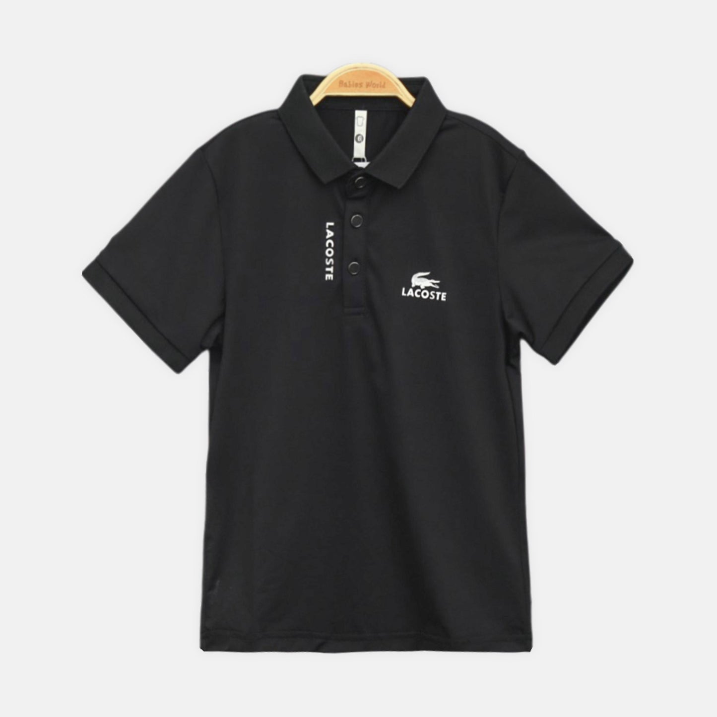 Boys Premium Charcoal Navy Polo