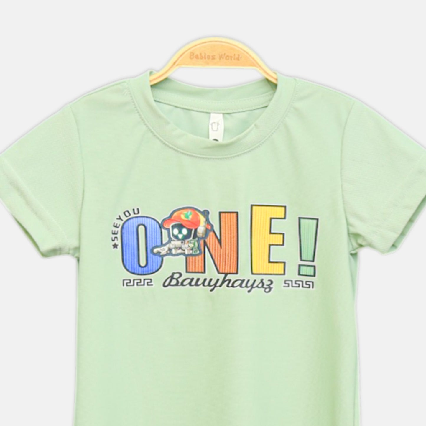 Boys One! Graphic T-Shirt Green