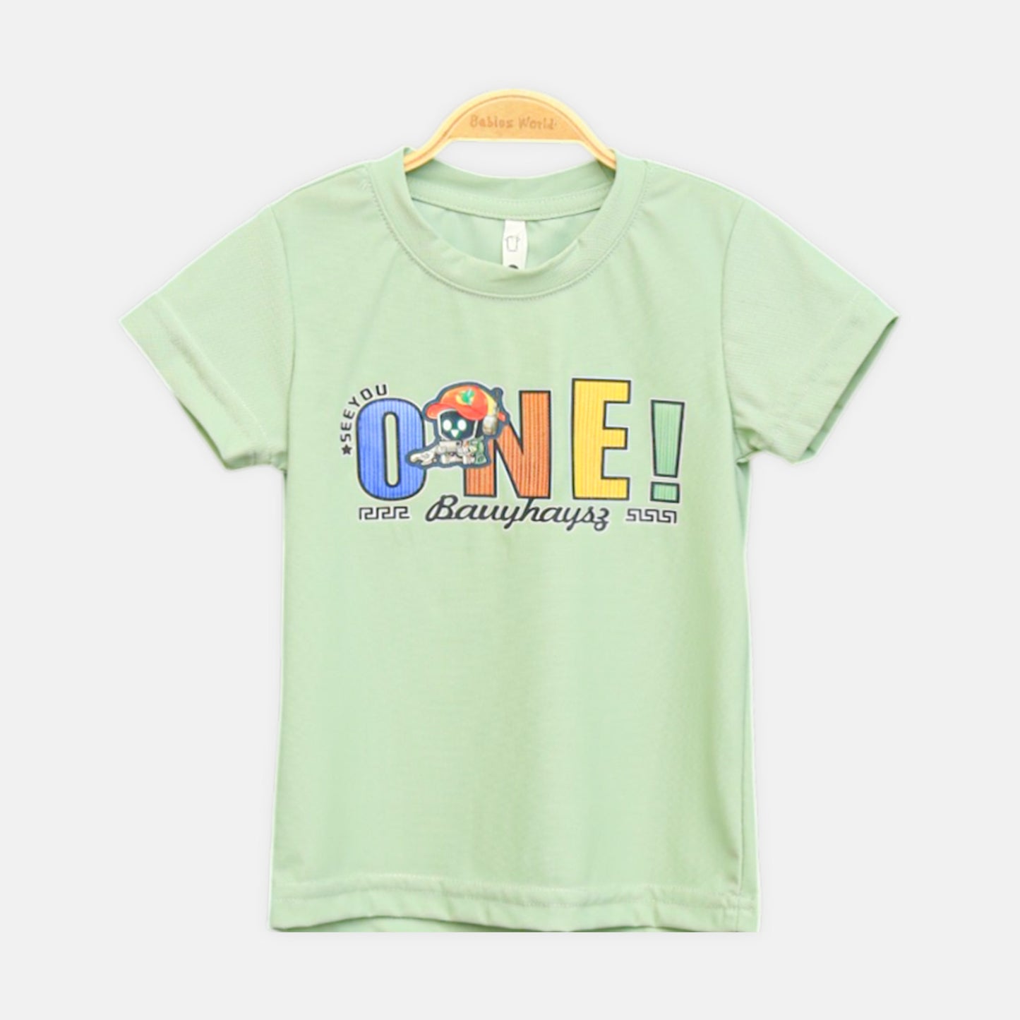 Boys One! Graphic T-Shirt Green
