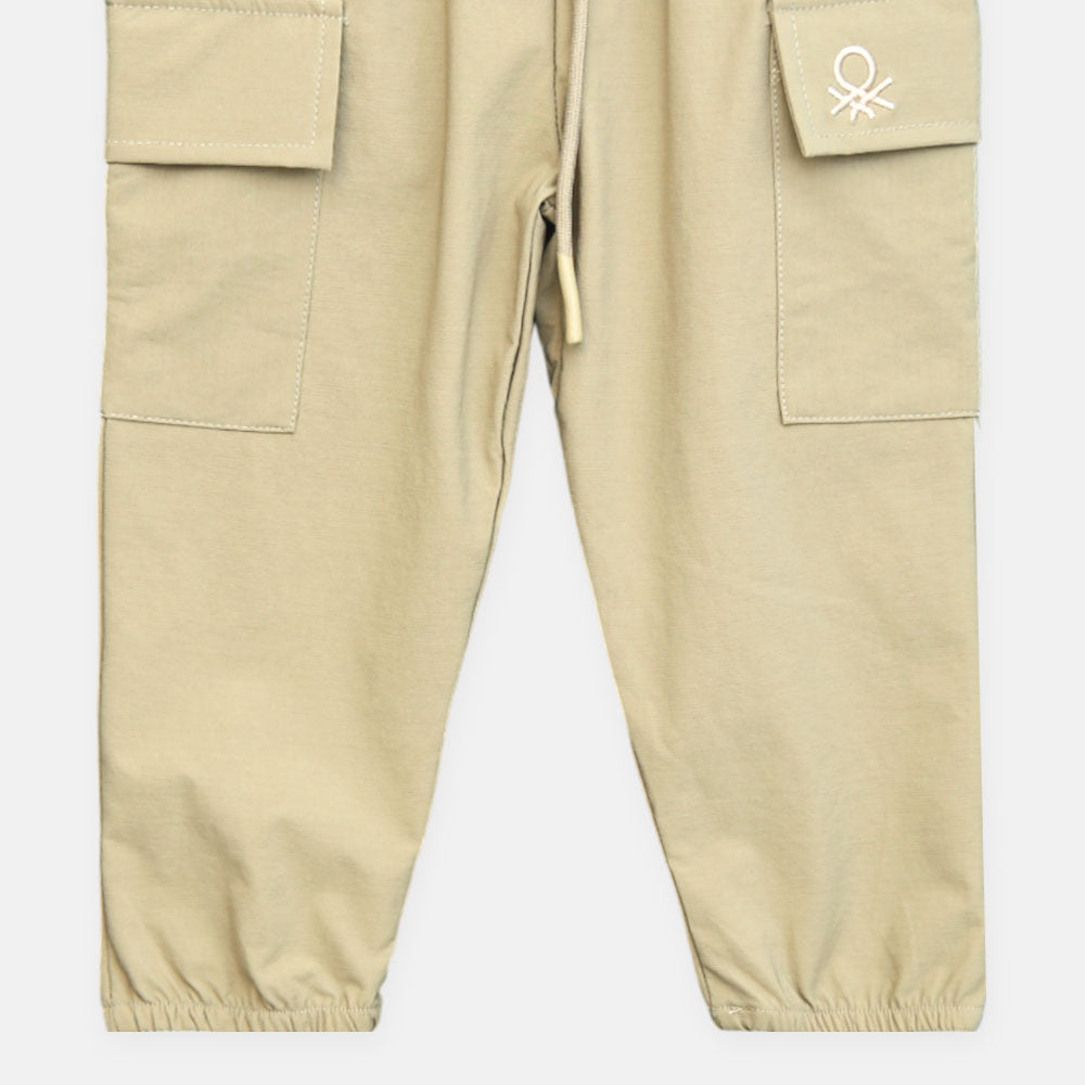 Boy Classic Beige Cargo Pants