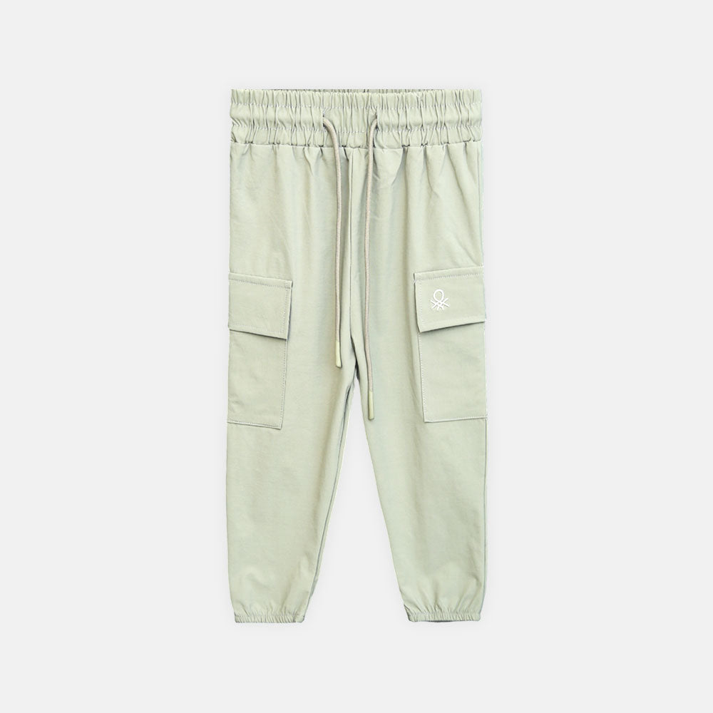 Boy Sage Green Cargo Pant