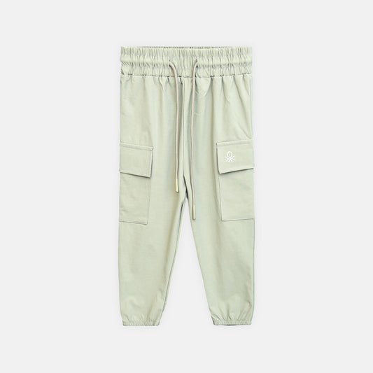 Boy Sage Green Cargo Pant