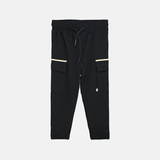 Boy Urban Black Stripe Cargo Pant