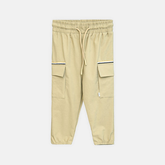 Boy Urban Beige Stripe Cargo Pant