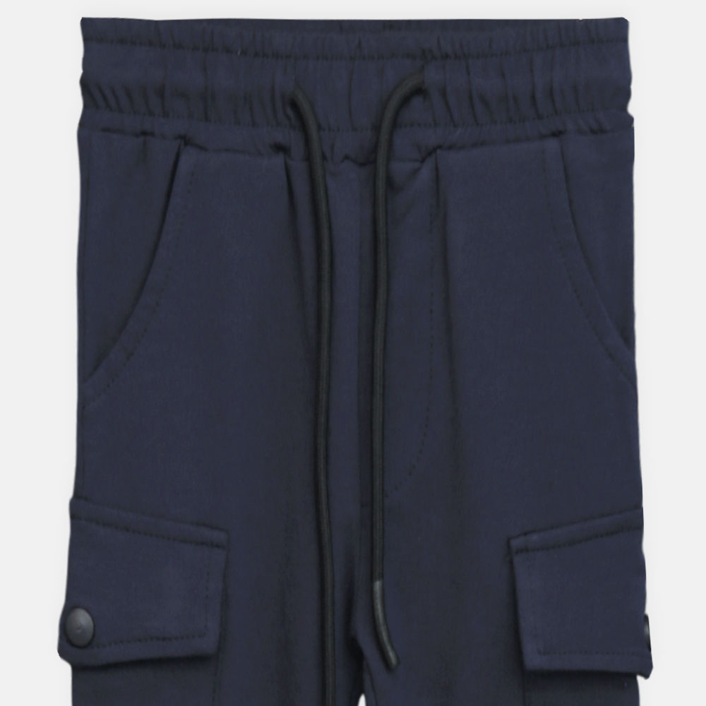 Boy Navy Blue Cargo Jogger Pant