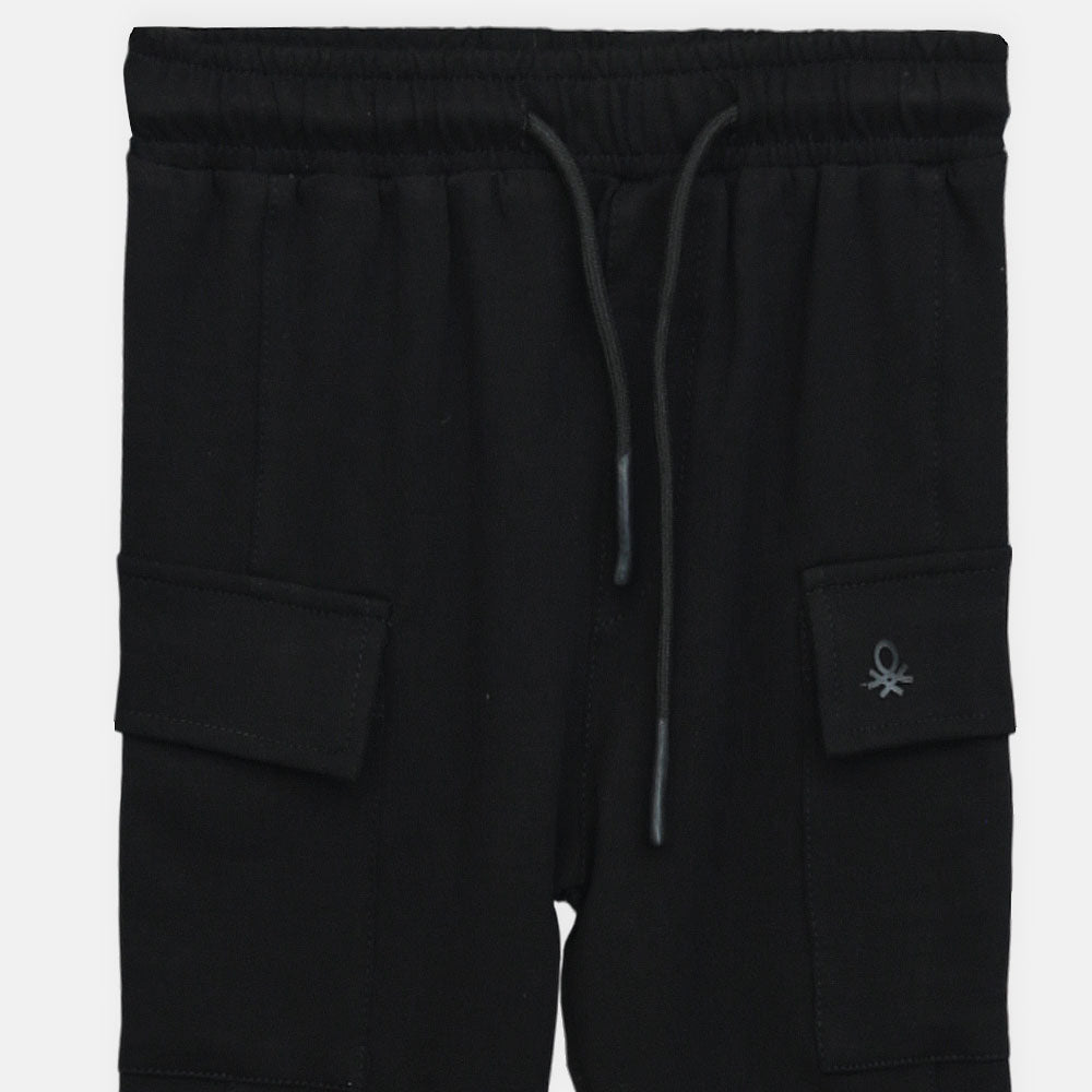 Boy Black Utility Pant