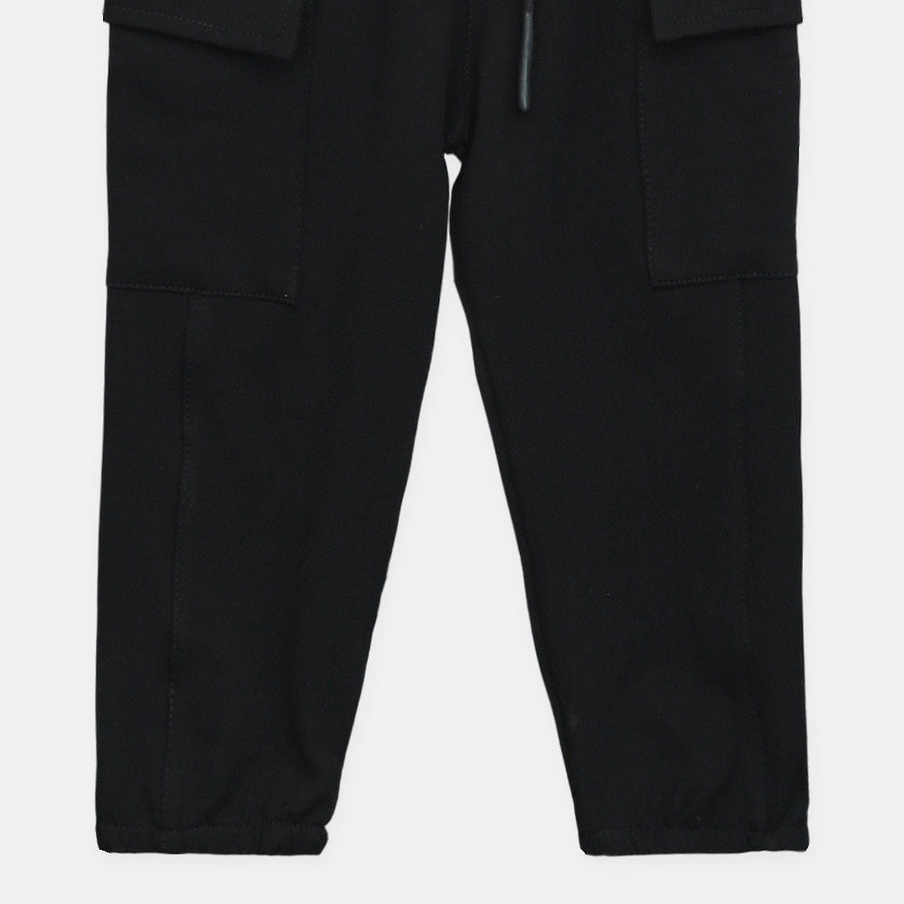 Boy Black Utility Pant