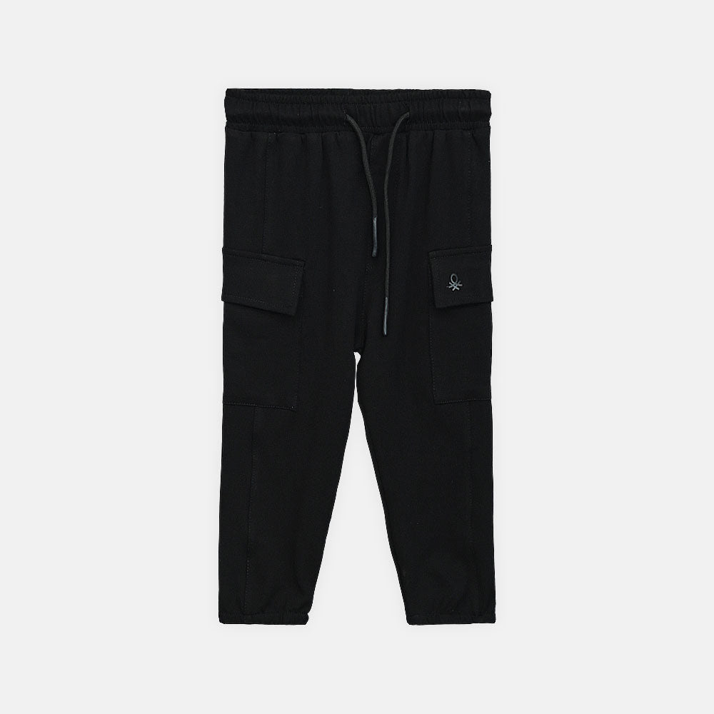 Boy Black Utility Pant