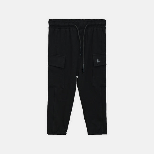 Boy Black Utility Pant