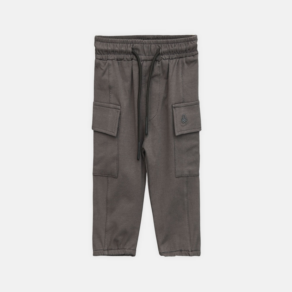 Boy Dark Brown Utility Pant