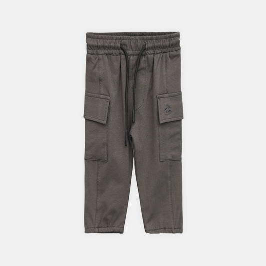 Boy Dark Brown Utility Pant