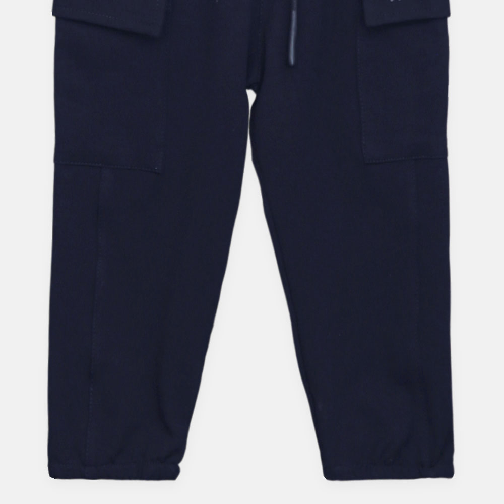 Boy Navy Blue Utility Pant