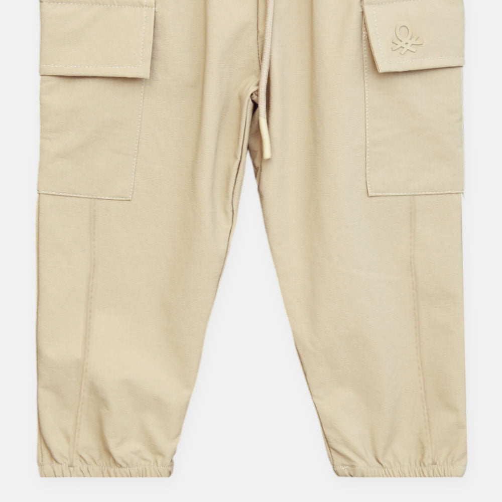 Boy Beige Utility Pant