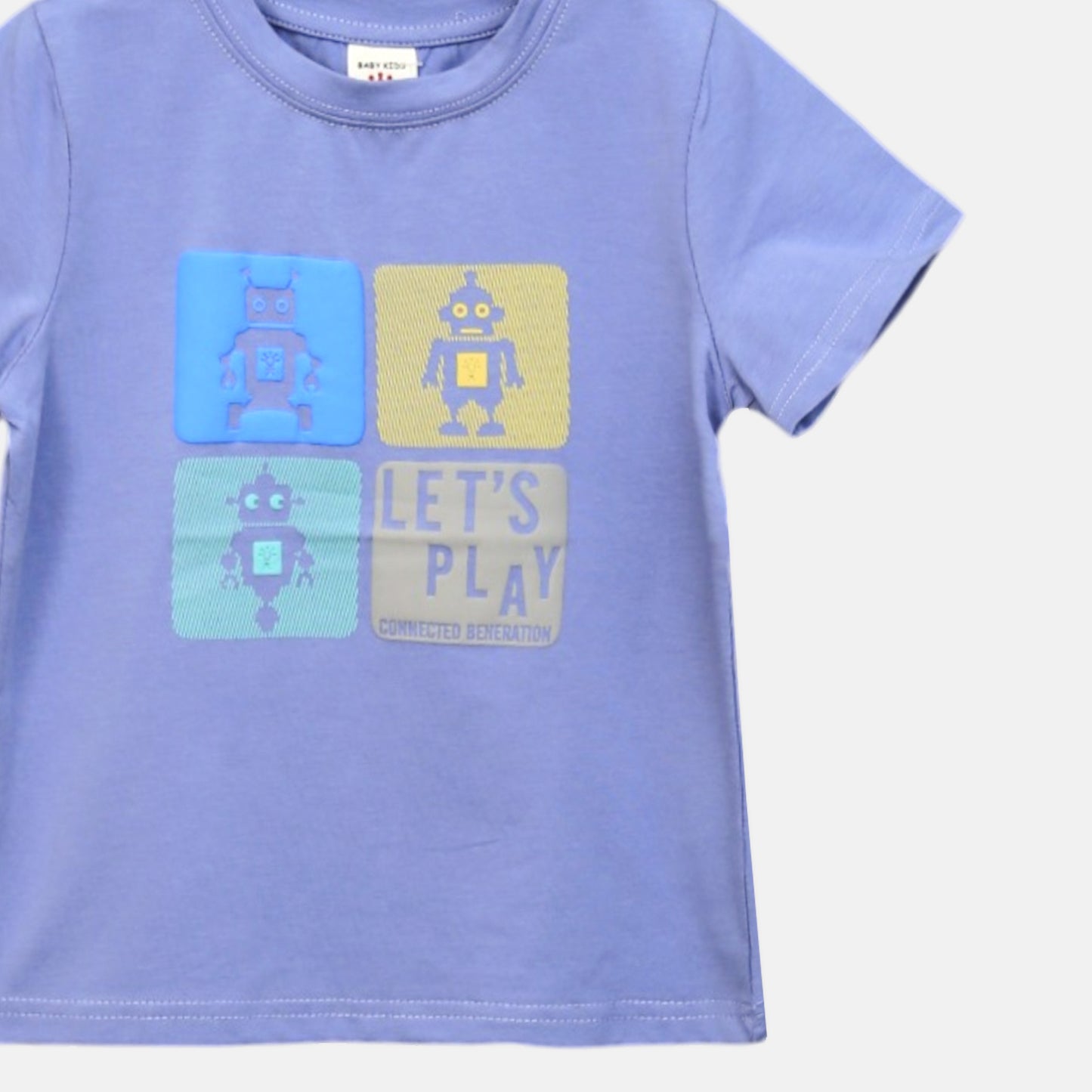 BLUE ROBOT PLAY GRAPHIC TEE