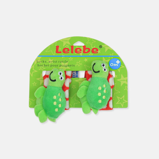 VIBRANT TURTLES WRIST RATTLES