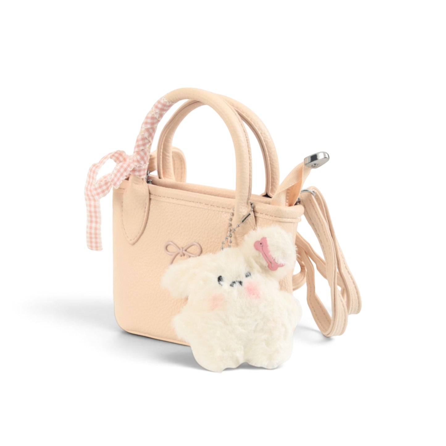 Cute Pink Coquette Mini Bucket Bag