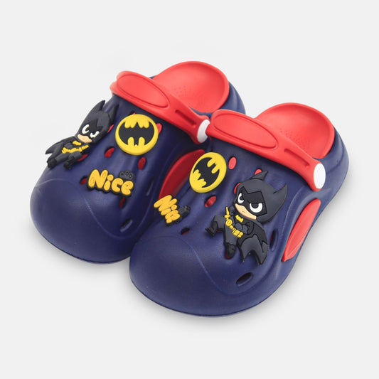 BOY'S BATMAN CROCS – NAVY BLUE / RED