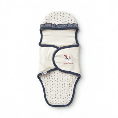 SOFT BREATHABLE FLORAL SWADDLE WRAP