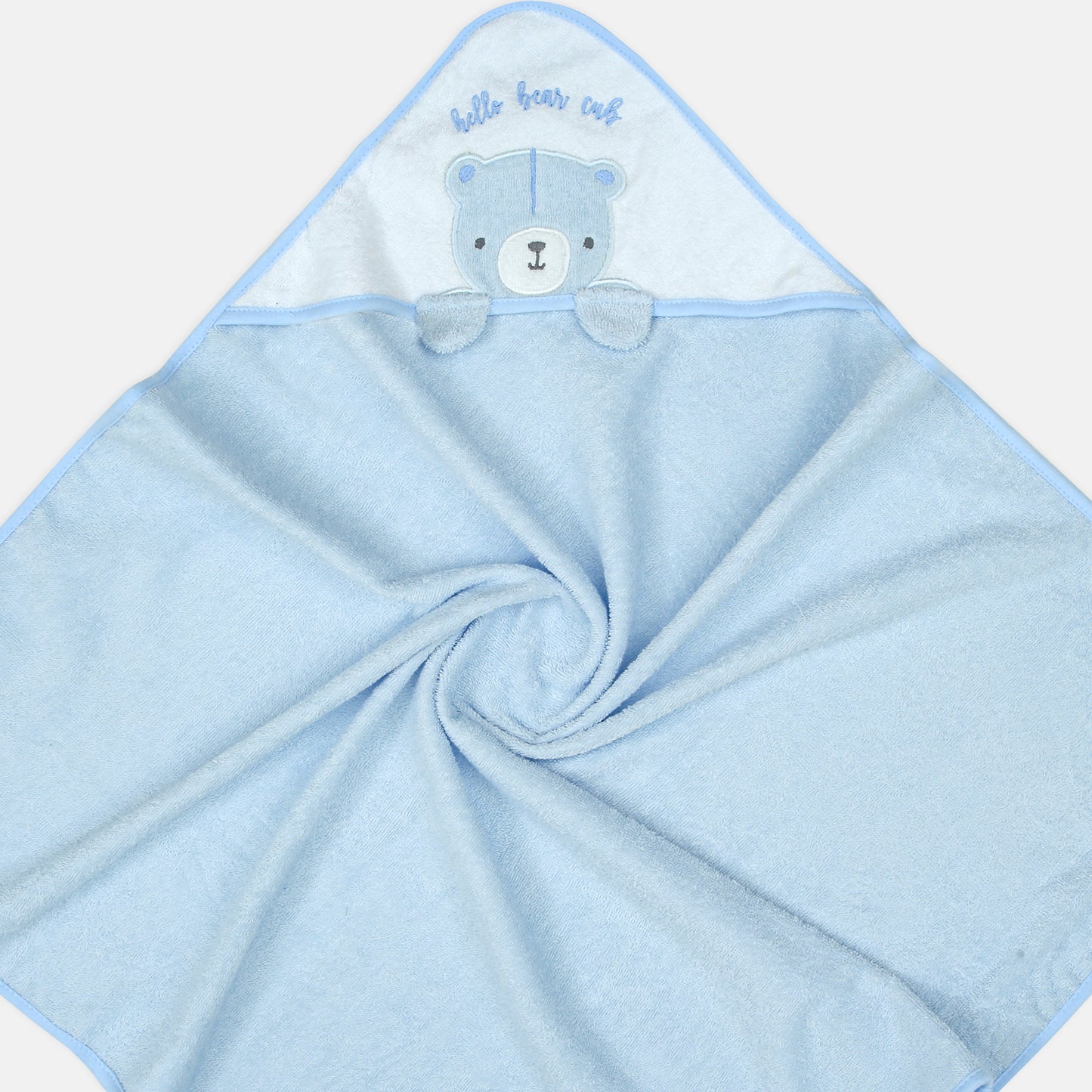 BATH TOWEL W/FACE TOWEL HAPPY BEAR BATH SET