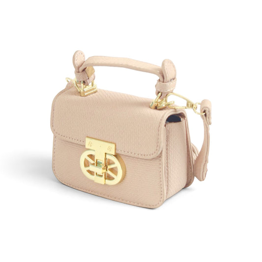 Chic Pink Top-Handle Mini Bag
