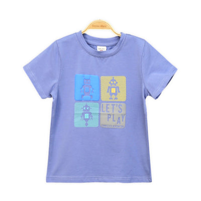 BLUE ROBOT PLAY GRAPHIC TEE