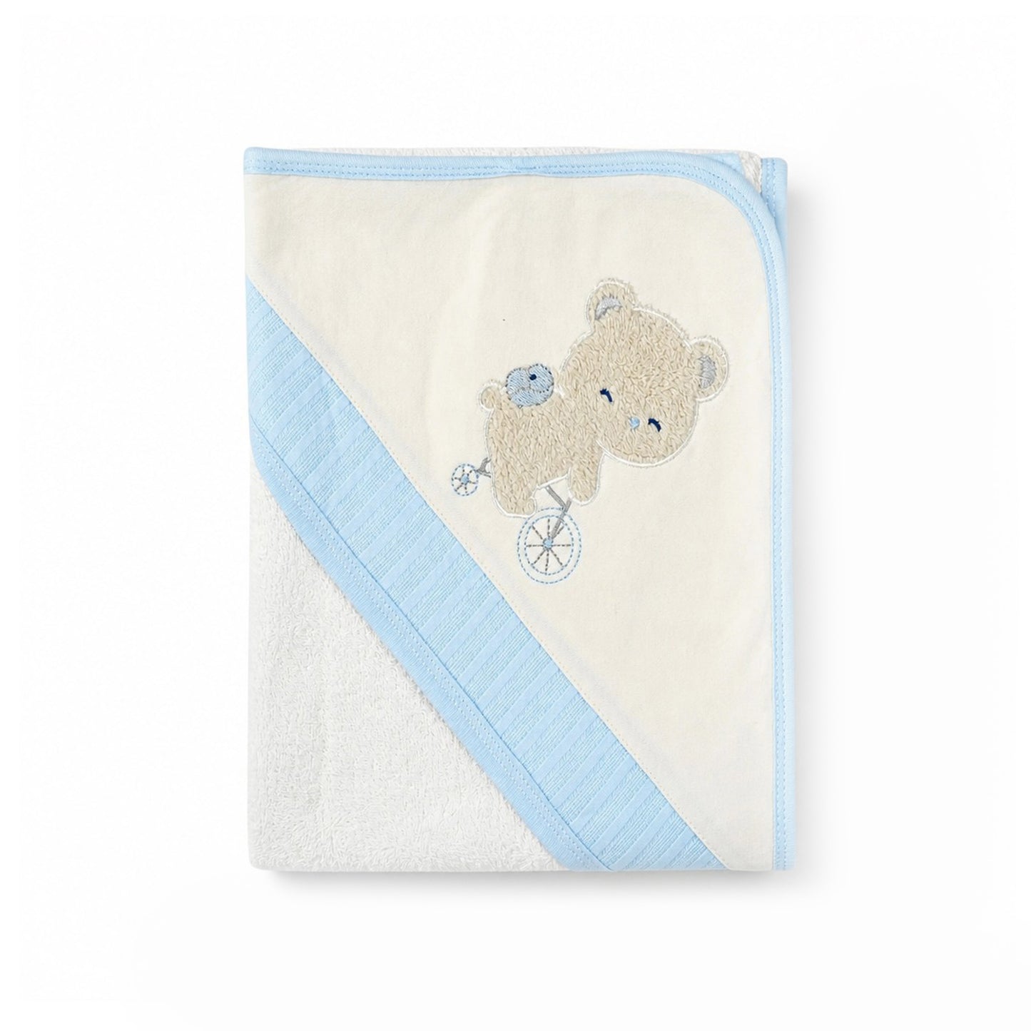 TRICYCLE TEDDY HOODED BATH TOWEL