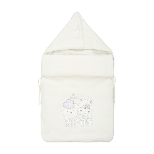 WHITE COW PADDED CARRY NEST