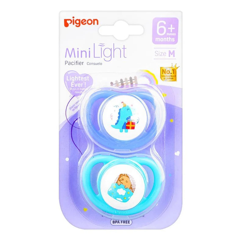 PACIFIER PK-2 (M) - DINO BDAY & HEDGEHOG